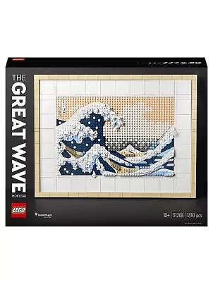 Buy LEGO Art Hokusai The Great Wave 31208 Brand New Sealed Worldwide Shipping • 162.95£