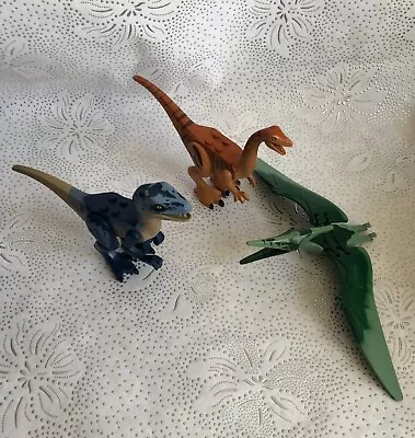 Buy 3 Lego Dinosaurs Gallimimus Pteranodon & Veloceraptor From Jurassic World • 24£