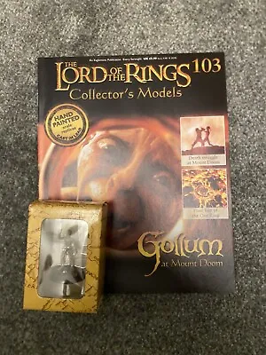 Buy The Lord Of The Rings Collector’s Models 103 GOLLUM AT MOUNT DOOM, New With Mag • 11.99£