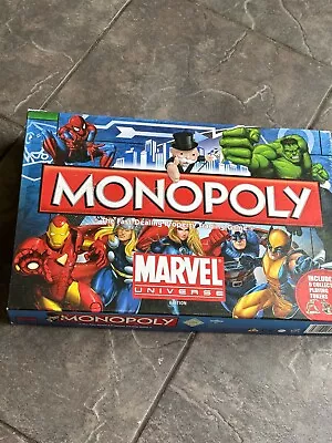 Buy Monopoly Marvel Universe Edition Board Game HASBRO 2011 • 8£