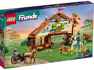 Buy LEGO Friends 41745 Autumn's Horse Stable 545 Piece With 2 Horses NEW & SEALED • 48.75£