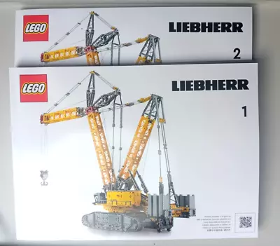 Buy New Lego Technic Instruction For Set 42146 LIEBHERR CRAWLER CRANE -NO PARTS- • 19.95£