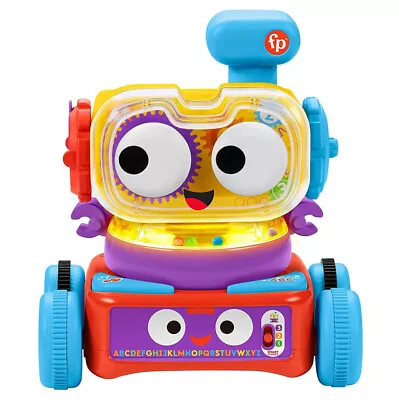Buy Fisher-Price Baby Toddler & Preschool Music Lights Toy 4-in-1 Learning Bot • 34.99£