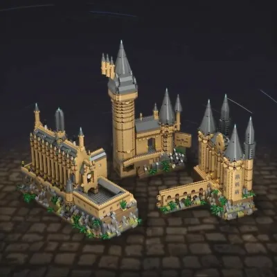Buy 6000+PC Building Blocks Hogwarts School Harry Potter Castle Bricks Toys Birthday • 39.99£