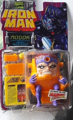 Buy IRON MAN: MODOK With Energy Brain Blasts, 1995, ToyBiz (035112461159) • 29.95£