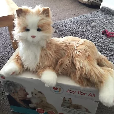 Buy Joy For All Companion Pet Cat Ginger & White  Boxed No Sound • 69.99£