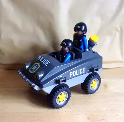 Buy Playmobil Police Car And Figures 2003 • 4.50£