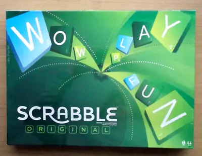 Buy NEW & SEALED. Mattel Scrabble Original Classic Board Game. Letters. Tiles. Gift • 9.99£