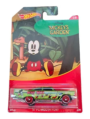 Buy BRAND NEW Hot Wheels Disney Mickey's Garden '57 Plymouth Fury 2/8 (2017) • 4.99£