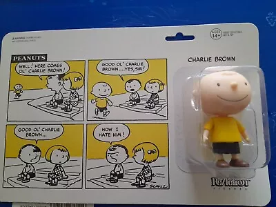 Buy Peanuts Charlie Brown Reaction Figure Super 7 & Card • 29.99£