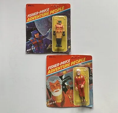 Buy Fisher Price Adventure People 379 Astro Knight & Space Commander X 2 • 64.99£