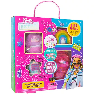 Buy 4pk Barbie Extra Accessory Set Miniature Bag Collection Ideal Xmas Gift For Kids • 22.95£