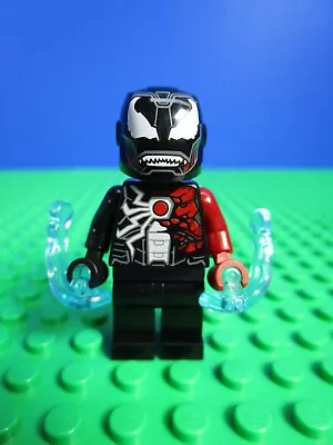 Buy Genuine LEGO IRON VENOM Minifigure MARVEL SUPER HEROES Set Spider-man 76163 • 11.82£