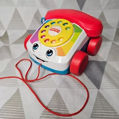 Buy 2015 Fisher Price Chatter Phone Pull Along Toy Telephone Moving Eyes • 5£