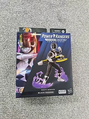 Buy Power Rangers Lightning Collection Remastered Mighty Morphin Black Ranger Figure • 28.50£