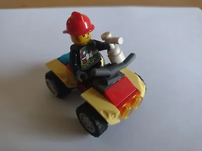 Buy LEGO CITY: Clemons Fireman With Quad Bike (952009) • 0.99£