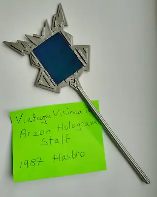 Buy Vintage Visionaries Arzon Hologram Staff 1987 Hasbro • 8£
