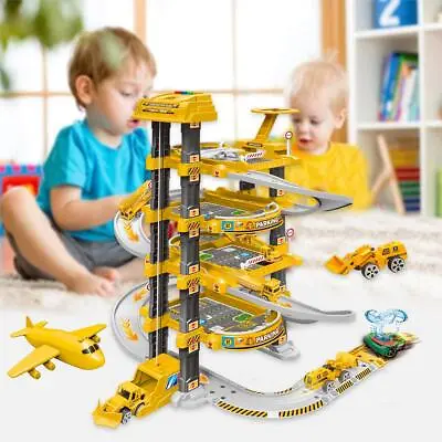 Buy Parking Lot Garage Play Set Yellow Multi Function Electric Changing Alloy • 36.99£
