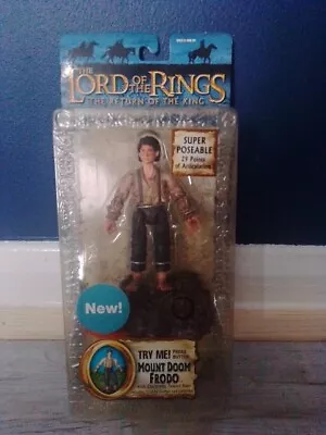 Buy Lord Of The Rings Mount Doom Frodo Baggins Toy Biz Action Figure Rotk Series • 14.99£