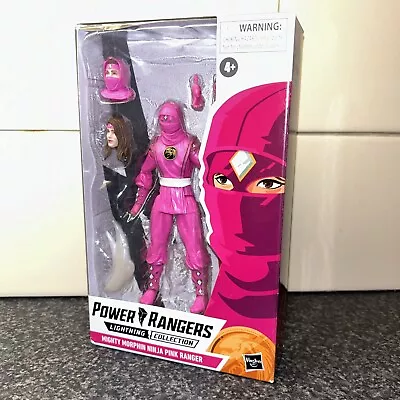 Buy Power Rangers Lightning Collection Pink Ninja Ranger Mmpr 6” Figure Bnib Hasbro • 19.99£