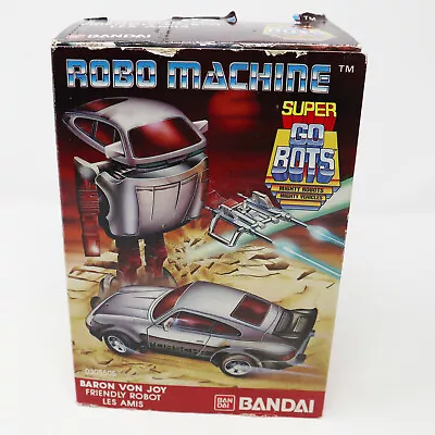 Buy Vintage 1985 Bandai Super Gobots Robo Machine Baron Von Joy Friendly Robot Boxed • 89.99£