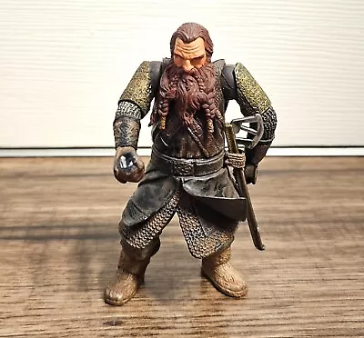Buy ToyBiz Lord Of The Rings Gimli 12cm Action Figure With Spring Arm Movement • 8.49£