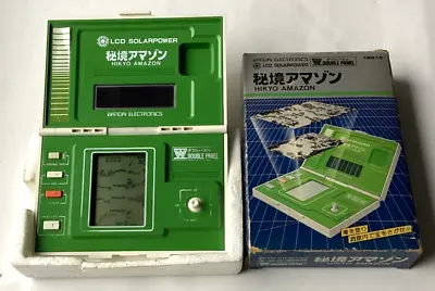 Buy Vintage 1984 BANDAI - AMAZON - Clamshell Solar LCD Game (Very Good Condition) • 65£
