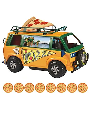 Buy Teenage Mutant Ninja Turtles Mutant Mayhem - Pizza Fire Delivery Van Play Set.  • 51.99£