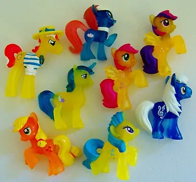 Buy My Little Pony Mini Translucent MLP Mixed Toy Figures Bundle • 11.99£