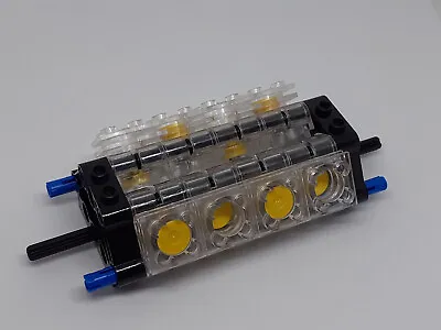 Buy LEGO® Technic V8 Engine Piston Yellow 2850 Technology Cylinder Transparent With Slot • 12.35£