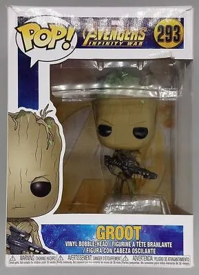 Buy Funko POP #293 Groot - Marvel Avengers Infinity War Damaged Box With Protector • 13.99£