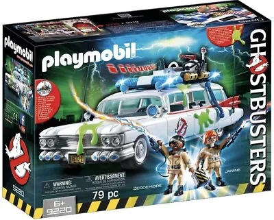 Buy Playmobil 9220 Ghostbusters Ecto 1 Switched On And Off With Separate Buttons • 68.03£