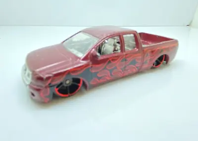 Buy Hot Wheels Nissan Titan Low Rider Pick Up Truck Red Flames 1:64 76 • 4.99£