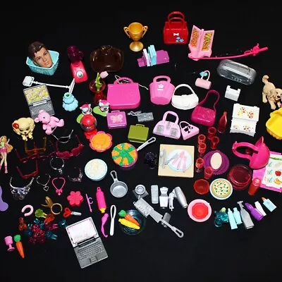Buy Lot Of Many Accessories For Barbie Mattel • 36.04£
