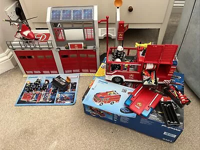 Buy PLAYMOBIL Fire Station 9462 And Fire Truck 9464 • 30£