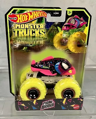 Buy Hot Wheels Monster Trucks Piran-ahhhh Glow In The Dark Truck 1:64 New & Sealed • 11.79£