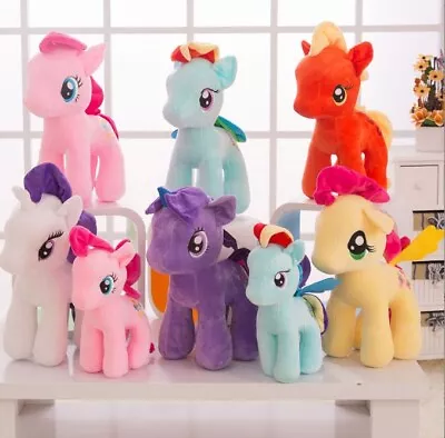 Buy My Little Pony Large Stuffed Plush Soft Teddy Doll Toys Xmas Birthday Gifts 20CM • 10.79£
