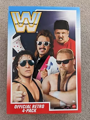 Buy WWE Mattel Creations Official Retro Bundle 4 Pack Wave 2 Figures WWF Hasbro WCW • 85£