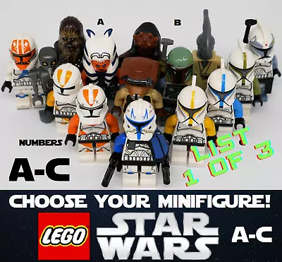 Buy 1/3 Genuine LEGO Star Wars - Choose Your Minifigures A-C! Rare, New & Used • 13.89£