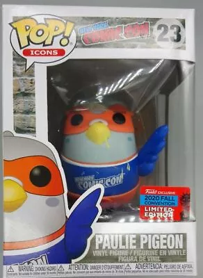 Buy #23 Paulie Pigeon (Blue) - New York - 2020 Con Funko POP With POP Protector • 20.99£