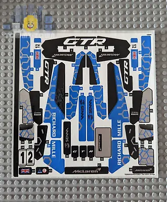 Buy Lego Technic STICKER SHEET ONLY For Lego Set 42123 McLaren Senna GTR - Brand New • 3.99£