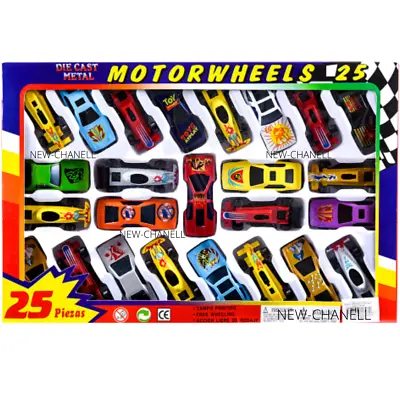 Buy Assorted 25pcs DieCast Cars Gift Set F1 Racing Vehicle Children Kids Play Toy • 7.90£