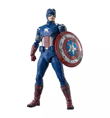 Buy Bandai/Tamashii - Marvel - Avengers Assemble CAPTAIN AMERICA - SH Figuarts SHF • 78.17£