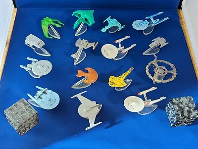 Buy Job Lot Of 17 Star Trek Micro Machines Collection Ships Models Miniatures, 1994 • 75£
