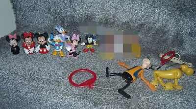 Buy Vintage? Disney Figures Cake Toppers Marionettes Puppets Fisher Price Bully • 3.99£