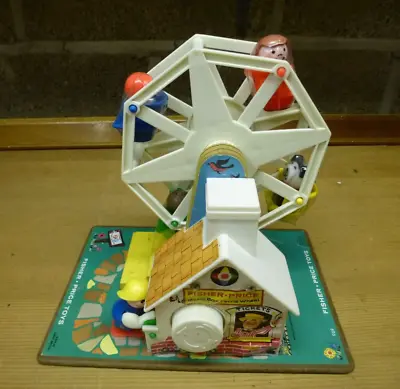 Buy Vintage 1966 Fisher Price Musical Ferris Wheel 969 - Musical Movement • 8£