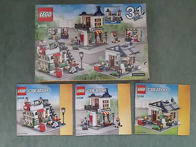 Buy 31036 LEGO CREATOR 3 In 1 Toy & Grocery Shop Set With Figures Boxed • 46£