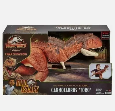 Buy Jurassic World Carnotaurus 'Toro' Super Colossal Dinosaur New Toy Mattel B2 • 32.99£
