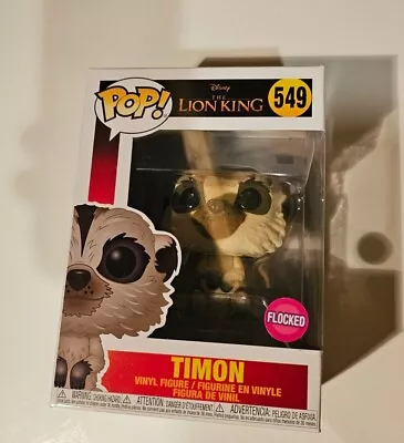 Buy Disney The Lion King: Timon (Flocked) Funko POP! Vinyl- See My Other Items  • 7£
