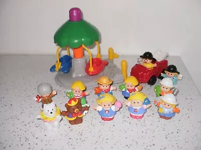 Buy Fisher Price Little Figures, Plus Fairground Ride And Fie Engine • 14.99£